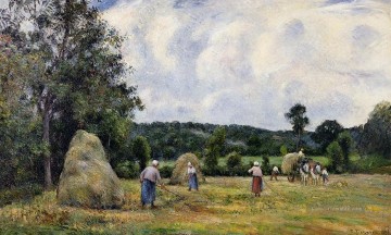 ernte Ölbilder verkaufen - die Ernte in Montfoucault 2 1876 Camille Pissarro